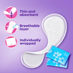 Always Daily Fresh thin pantiliner with regular absorbency for daily protection