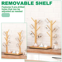 Alytree adjustable branches design allows flexible arrangement for bottles and parts