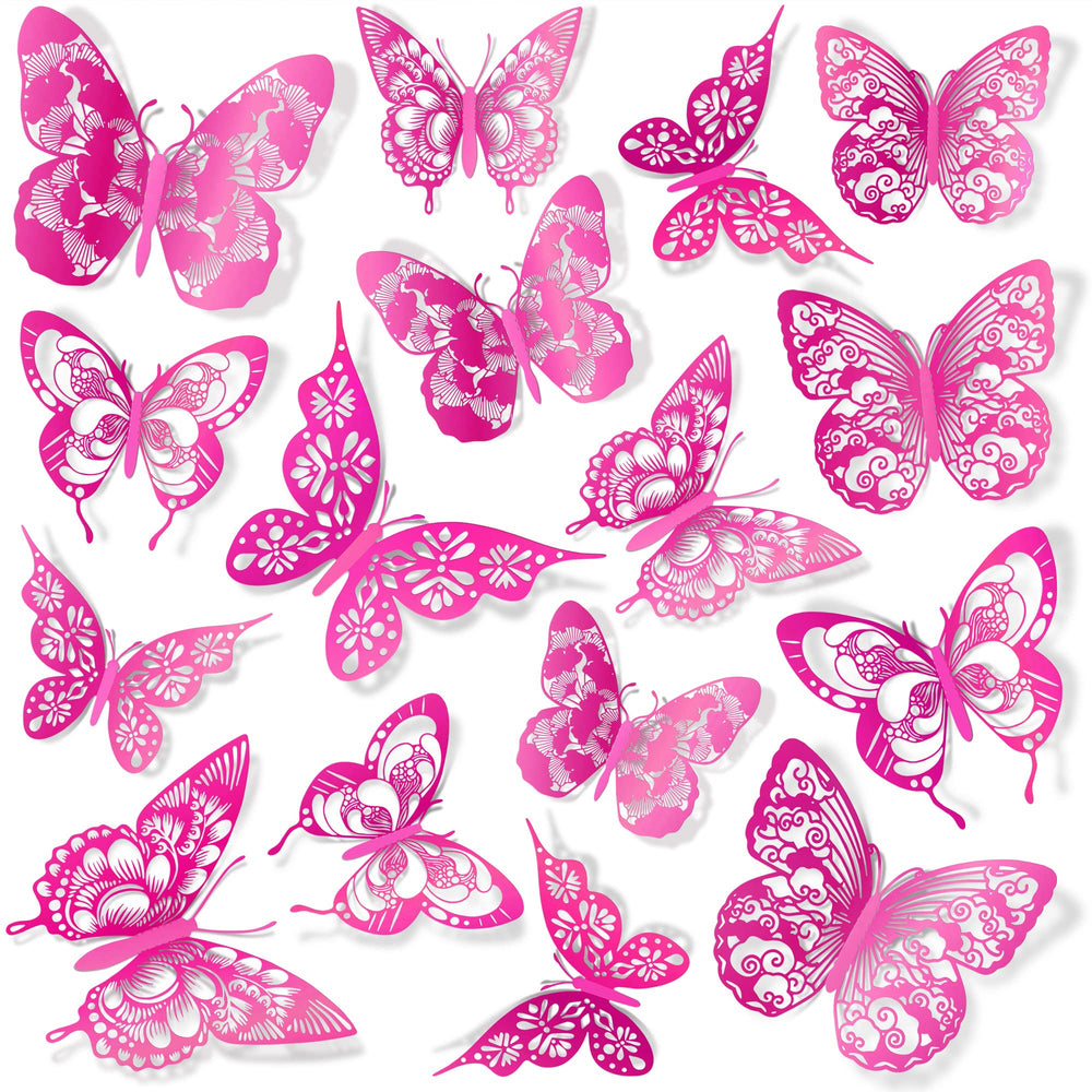 AM AMAONM 3D butterfly style1 decor for kids room adds whimsy