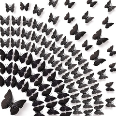Amaonm 3D butterfly wall decal pack cover adds instant charm to any room.