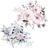 AM AMAONM pink flower wall decal for nursery with easy residue-free removal.
