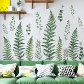 AM AMAONM vine leaf wall sticker brightens kids room with removable greenery