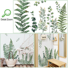 AM AMAONM peel-and-stick leaf decals enhance classroom ambiance