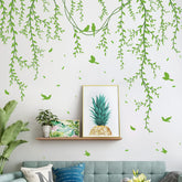 AM AMAONM removable hanging vine decal on smooth wall for lively nursery decor