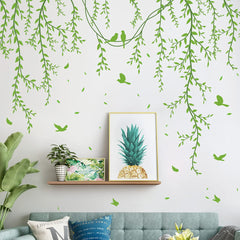 AM AMAONM removable hanging vine decal on smooth wall for lively nursery decor