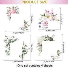 AM AMAONM rose switch decal brightens living spaces with durable color