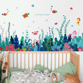 AM AMAONM seaweed wall decal adds playful ocean vibes to kids' rooms
