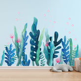 Amaonm undersea world wall sticker adds playful scene to kid's room without damage.