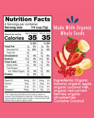Amara Smoothie Melts close-up texture highlights natural ingredients for healthy snacking.