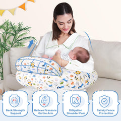 AMASKY pillow with removable cotton cover for easy, gentle care
