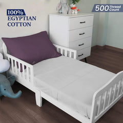 Ambition Home plum pillowcase zipper detail prevents slipping.