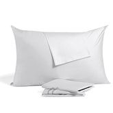 Ambition Home toddler-pillow-case-12x16-zipper-closure keeps travel pillow secure.