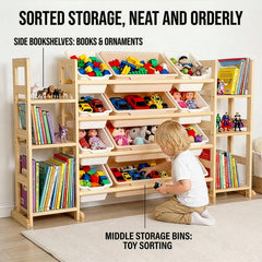 Amdermi solid pine wood construction blends durability with style