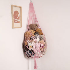 Amdermi stuffed animal hammock with water-drop shape design for space-saving display