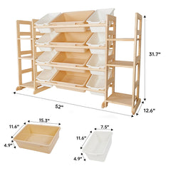 Amdermi twelve-bin storage system offers easy sorting