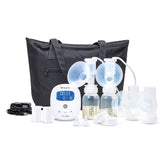 Ameda Mya Joy double-pump setup for efficient pumping sessions