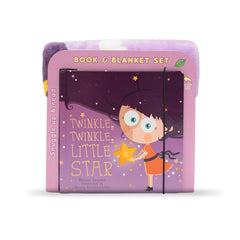 American Blanket Company Binks and Books blanket close-up highlighting soft texture for baby comfort.
