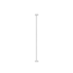 Amibud 41-inch white gate extension adds secure, customizable width for tall dogs.