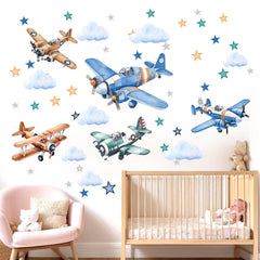 Amimagen baby nursery wall decals create a cheerful, kid-friendly space.