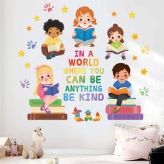 Amimagen baby room decor sayings add friendly charm to nursery walls.