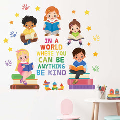 Amimagen classroom wall decals promote positive messages and inclusive learning spaces.