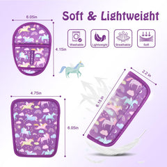 Amintiri Unicorn World crotch pad provides hip comfort and chafe relief.