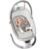 AMKE Baby Swing with a spacious seat for newborn comfort.