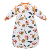 Amo Nenes Baby Sleep Sack leaf pattern in soft cotton for cozy warmth