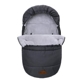 Amo Nenes universal winter sleeping bag outer shows windproof warmth for chilly outings.
