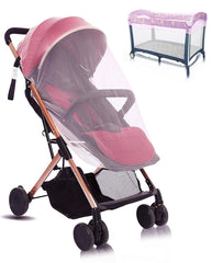 AMORBASE Stroller Mosquito Net 2-Pack folded for travel and protection