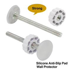 AMORBASE wall-protector pad protecting wall during gate mounting