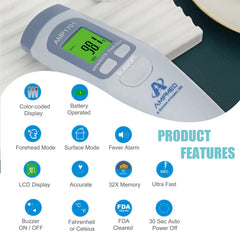 Amplim AmpMed ideal for infant care with touchless fever screening.