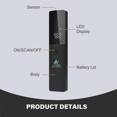 Amplim hygienic design enables safe, non-contact temperature readings.