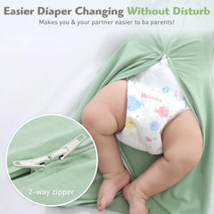 Amrcbb Baby Sleep Sack breathable cotton keeps baby comfortable year-round.
