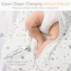 Amrcbb transitional swaddle sack CPC-certified safe sleep environment.
