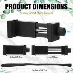 Amylove stroller phone holder demonstrates 360-degree rotation for flexible viewing.
