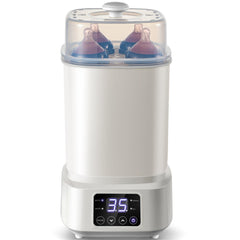 AMZBABYCHEF 8-in-1 steamer and dryer unit ready for daily use, compact and versatile