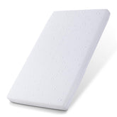 Amzreine pack and play mattress foam-core supports infants comfortably.