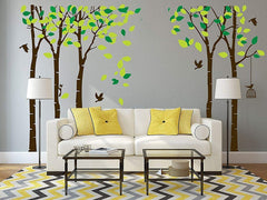ANBER Giant Jungle Tree brown-green detail showing removable vinyl
