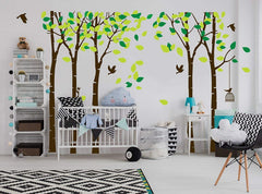 ANBER Giant Jungle Tree in a cozy living or kids' room layout