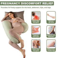 Anfrandce head-to-hips support aligns spine for restful nights.