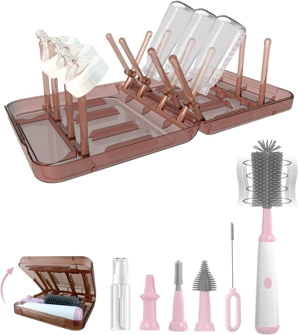 Angeland electric bottle cleaner with 360-degree rotation for thorough cleaning.