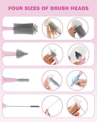 Angeland travel bottle cleaner case designed for cleaning on the go.