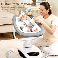 Angelbliss swing offers six motions to tailor calming sessions