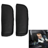 Anglepingping two-pack car seat strap covers provide breathable comfort on rides