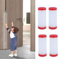Angloria pinch guard for doors protects hinge-side gaps from finger pinching.