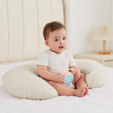 ANHEBEIBEI nursing pillow in ergonomic feeding position for mom and baby
