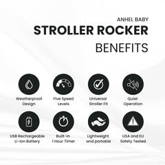 ANHEL built-in timer helps conserve battery while giving parents predictable nap breaks.