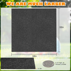 Anicuta playmat soft felt surface provides gentle touch for crawling.