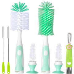 Anivona 5-in-1 bottle brush set cleans bottles and cups with versatile, thorough brushing.